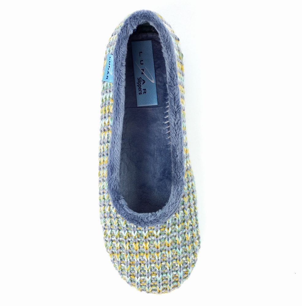 Lunar Cherie Grey Slipper