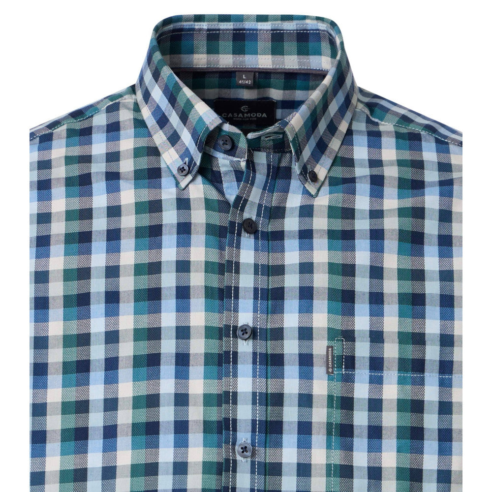 Casa Moda 126132030 150 Petrol Casual Shirt