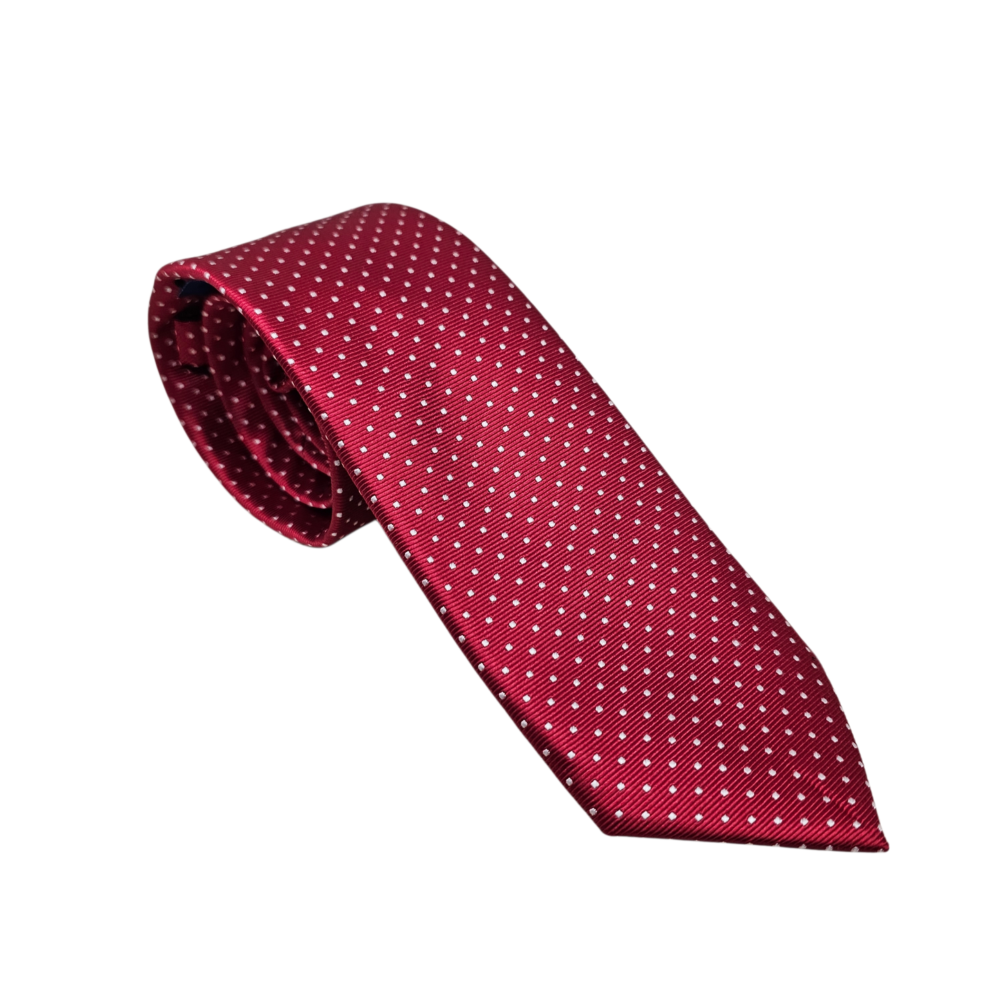 Wallace Red Dot Silk Tie