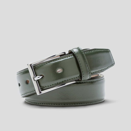Meyer 603 Green Stretch Leather Belt