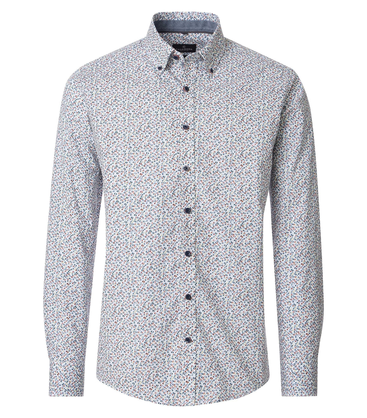 Casa Moda 126132000 400 Garnet Casual Shirt