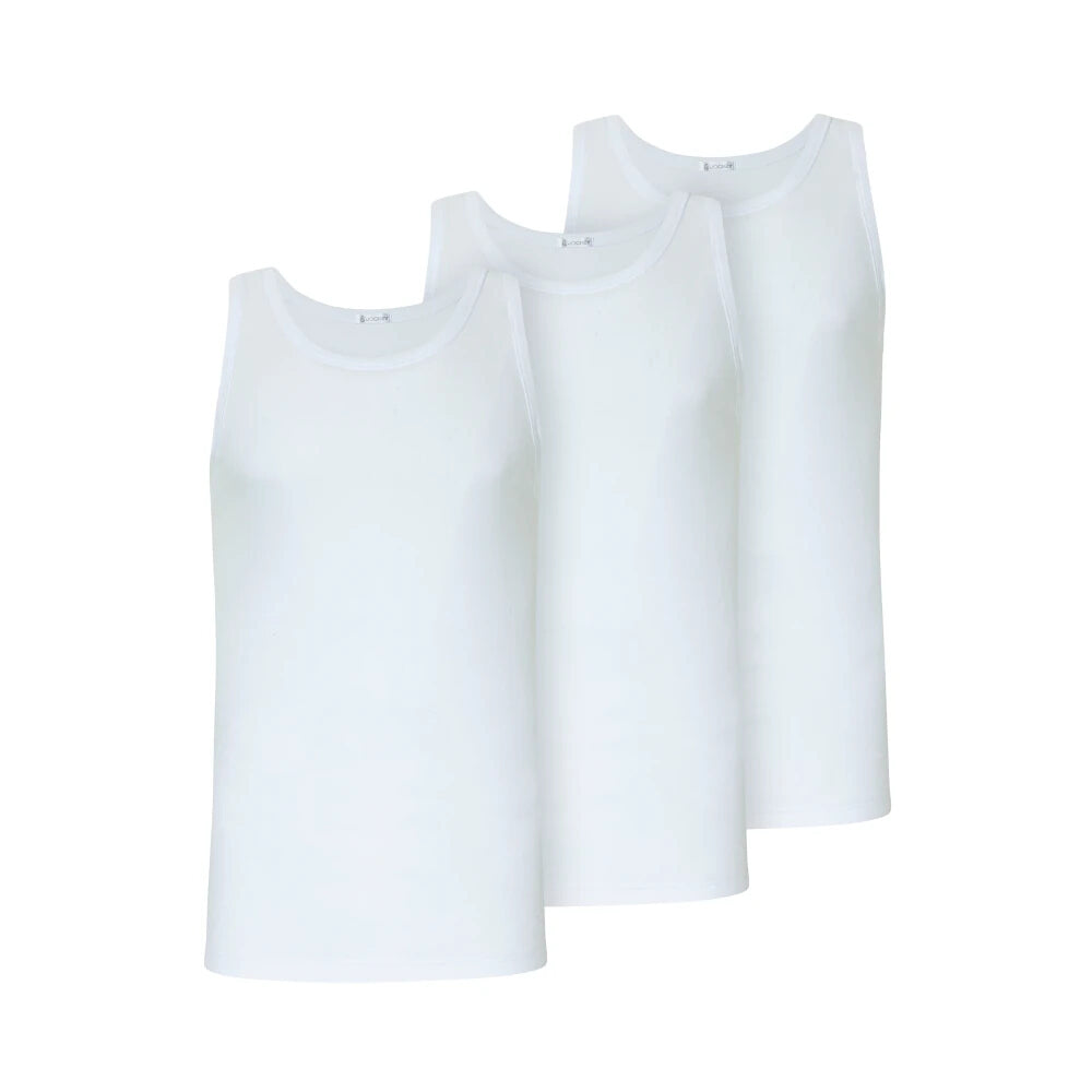 Jockey Classic White Vest 3 Pack