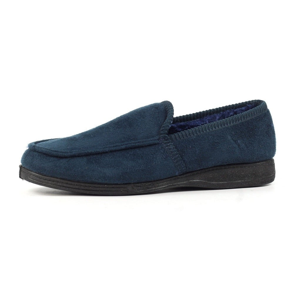 Lazy Dogz Eden Navy Slipper