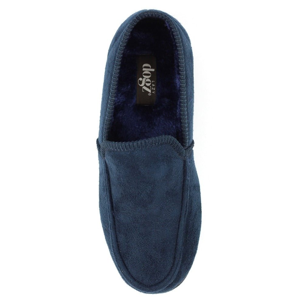 Lazy Dogz Eden Navy Slipper