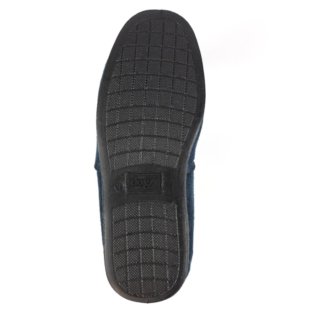 Lazy Dogz Eden Navy Slipper