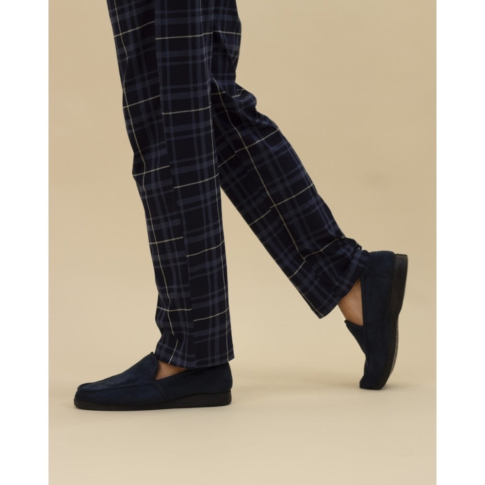Lazy Dogz Eden Navy Slipper