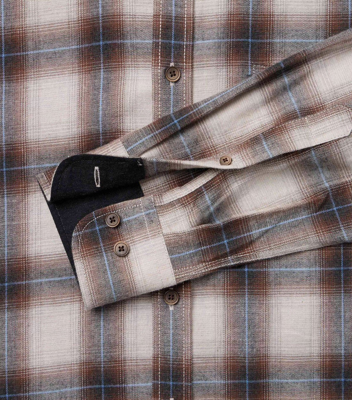 Casa Moda 126132570 Brown Long Sleeve Shirt