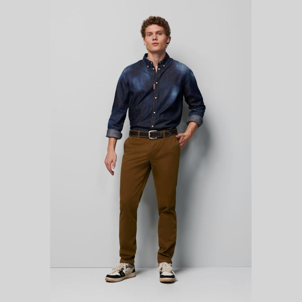 M5 By Meyer 6001 43 Caramel Casual Cotton Chinos