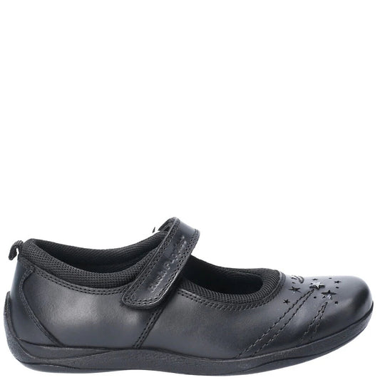 Hush Puppies Amber Black School Footwear