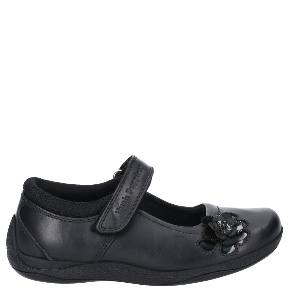 Hush Puppies Jessica Black School Footwear