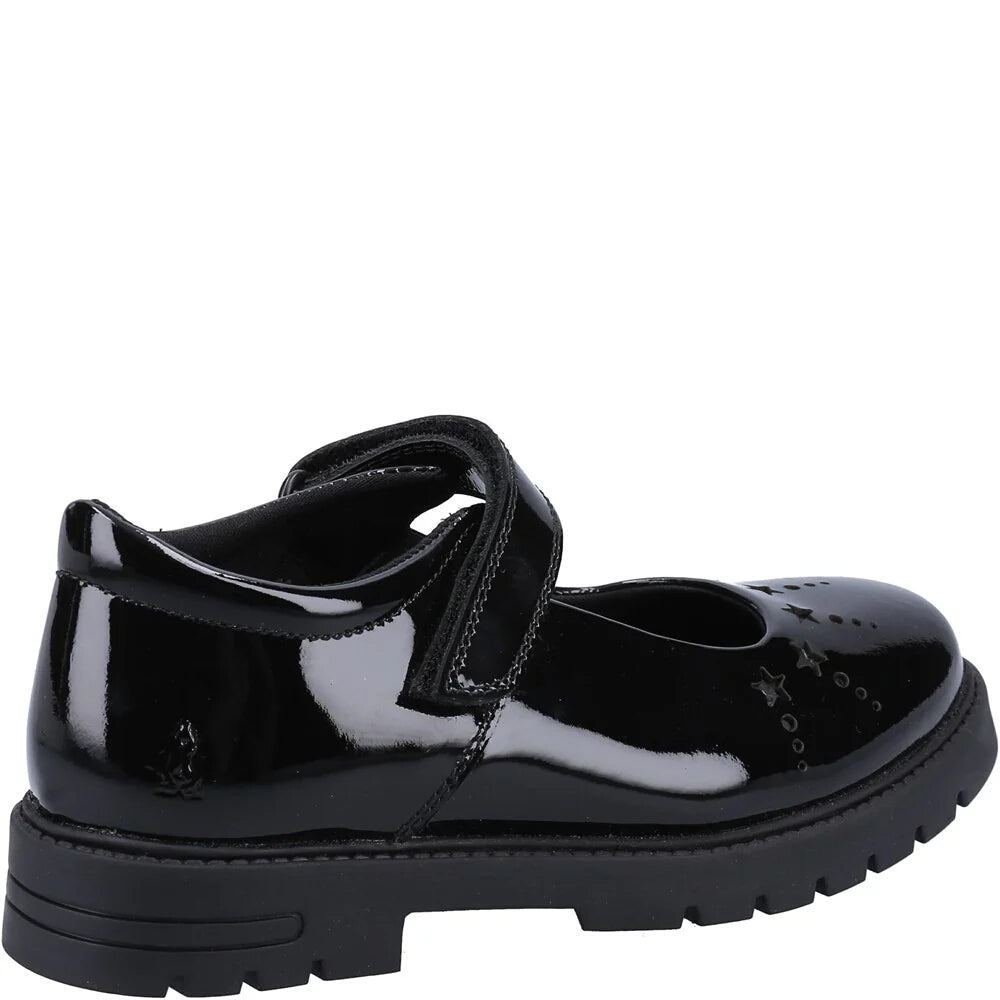 Hush Puppies Sabrina Black Patent School Footwear