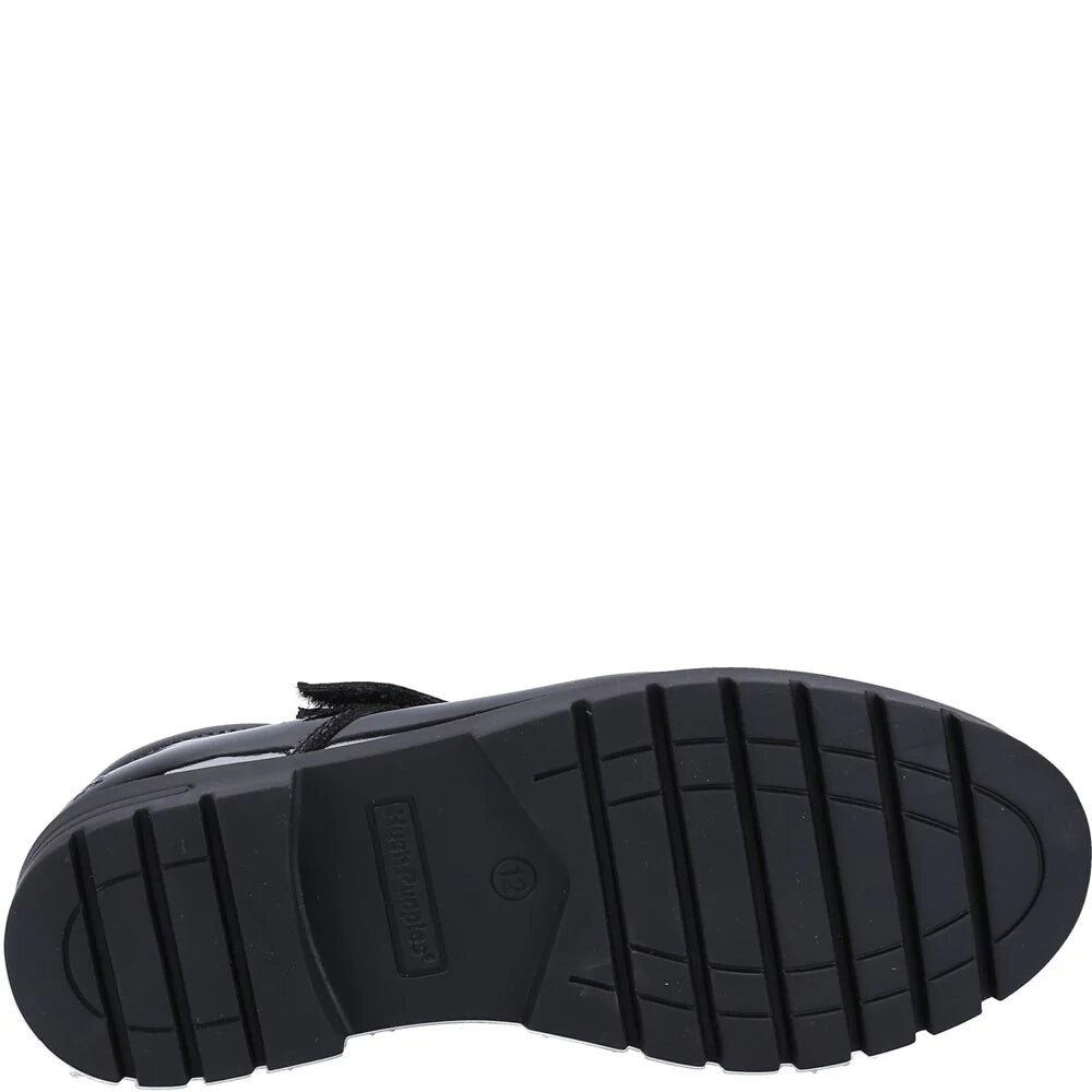 Hush Puppies Sabrina Black Patent School Footwear