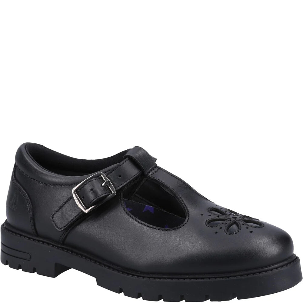 Hush Puppies Fiona Black School Footwear