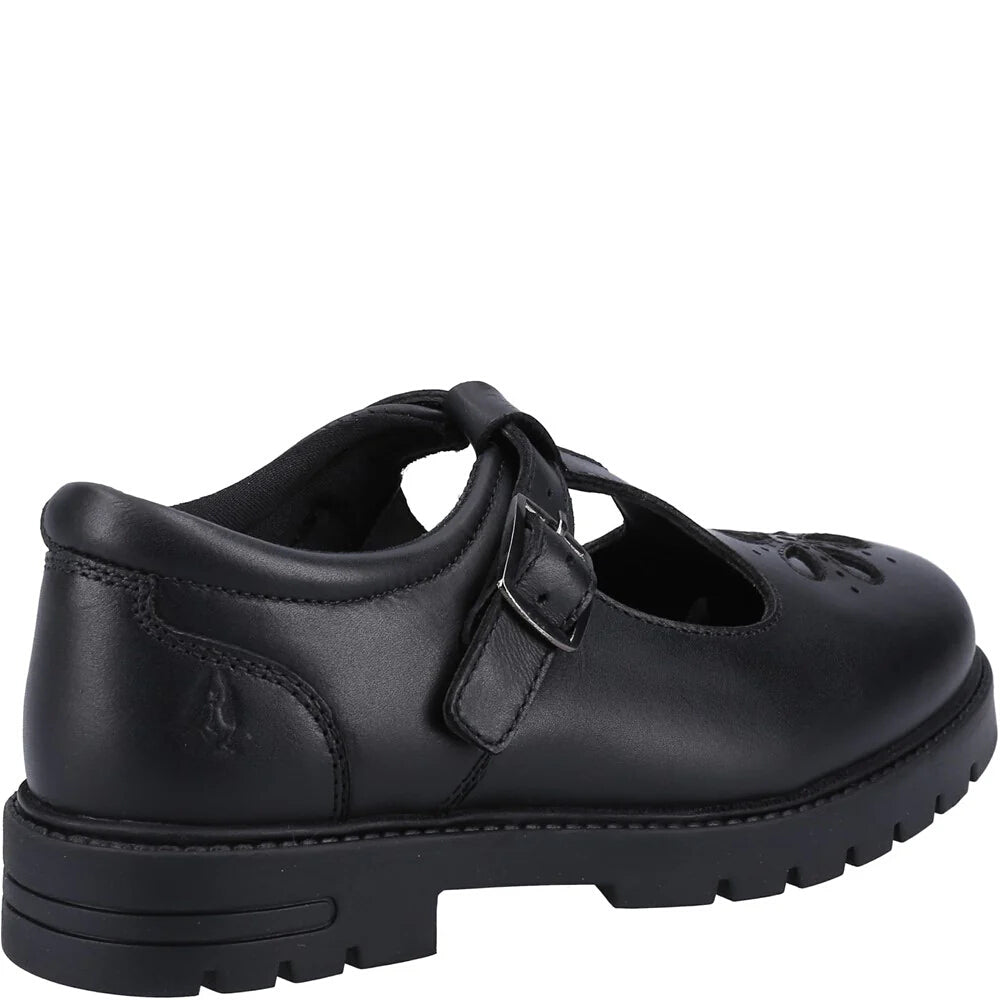 Hush Puppies Fiona Black School Footwear