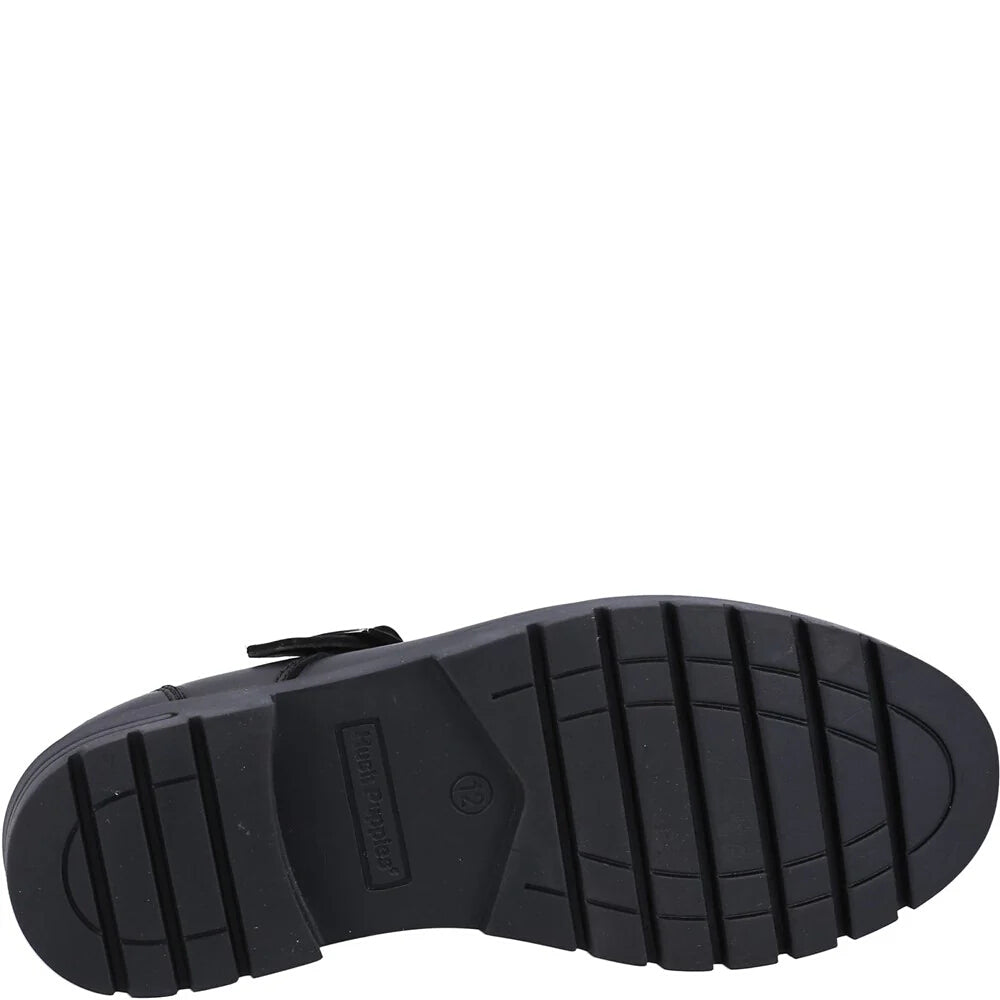 Hush Puppies Fiona Black School Footwear