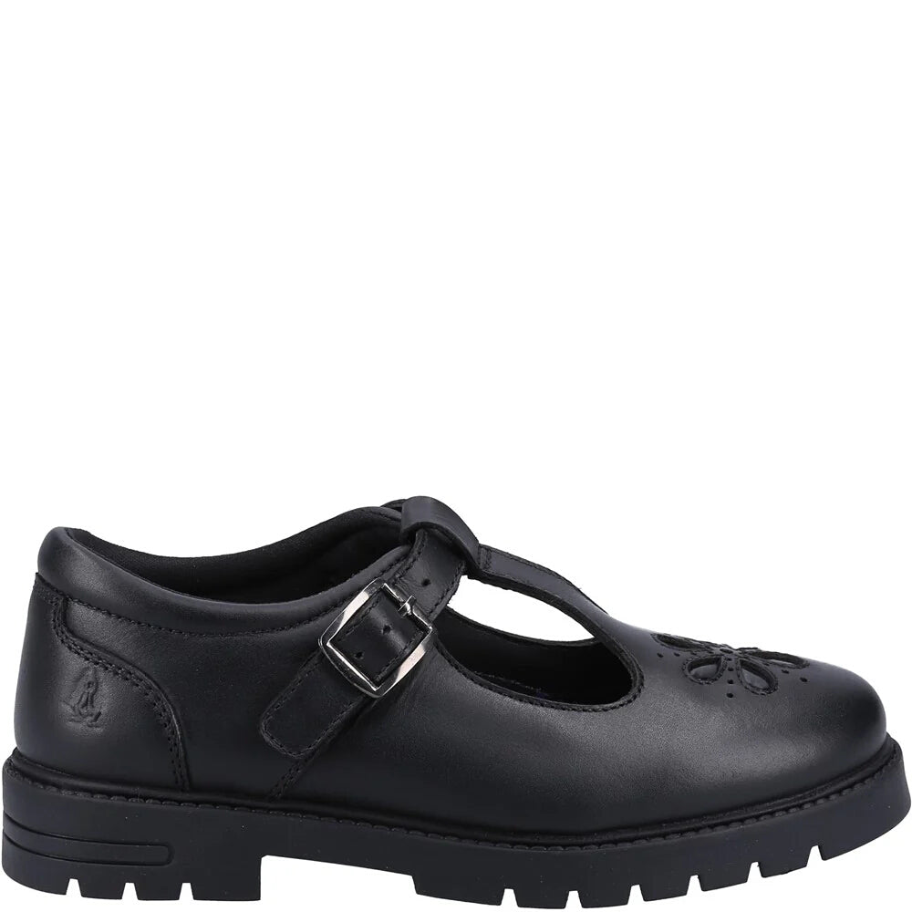 Hush Puppies Fiona Black School Footwear
