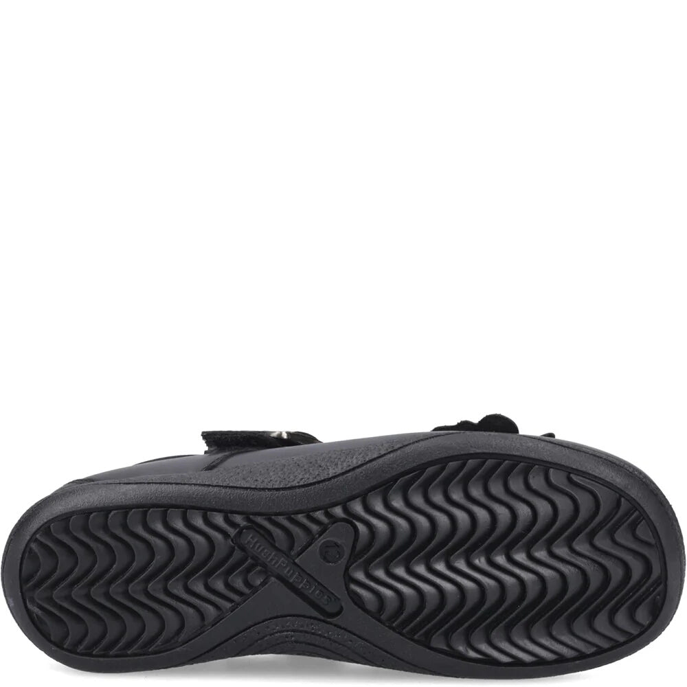 Hush Puppies Julie Ballerina Black School Footwear