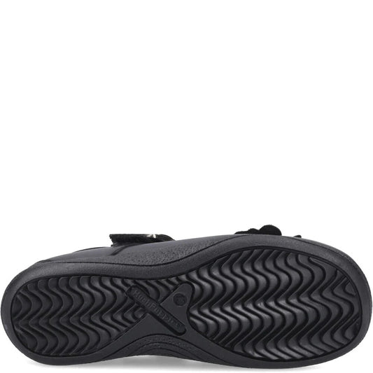 Hush Puppies Julie Ballerina Black School Footwear