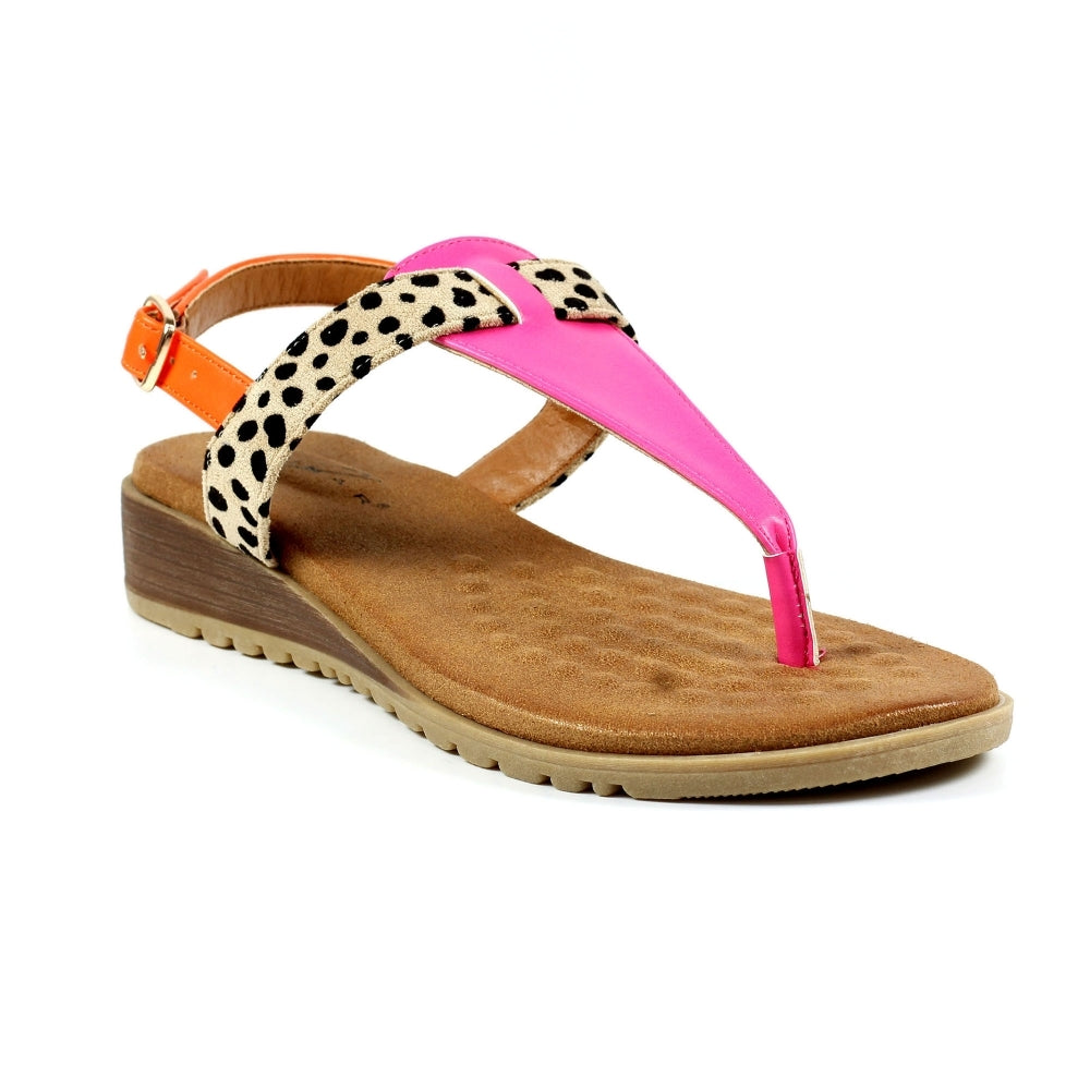 Lunar Gina Fuchsia Sandals