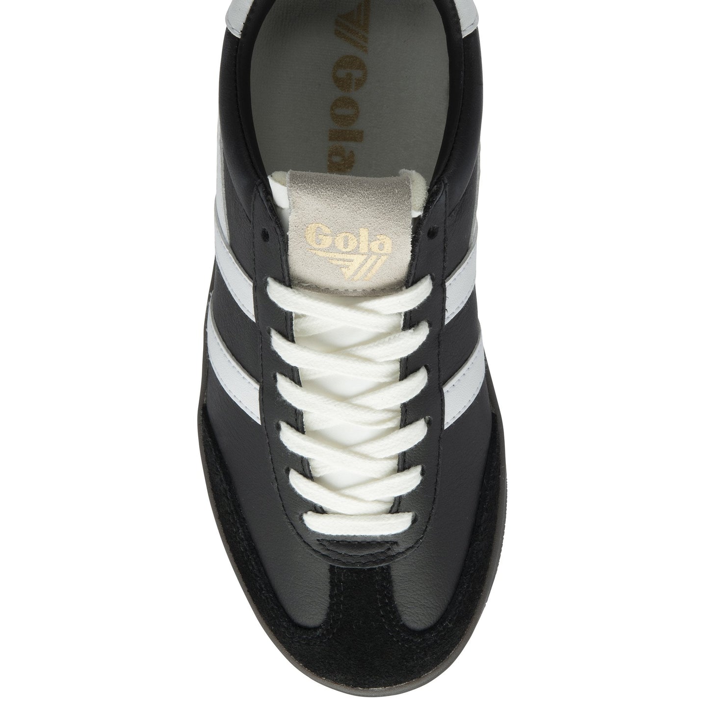 Gola Cyclone Black/White/Dark Gum Trainers