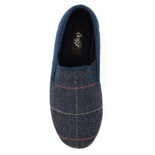 Lazy Dogz Harrison Navy Slippers
