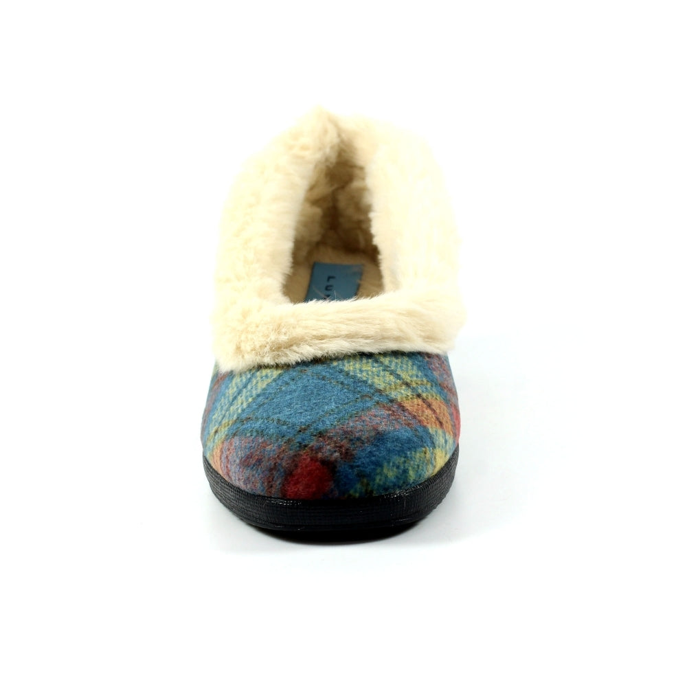 Lunar Hoxton Blue Slipper