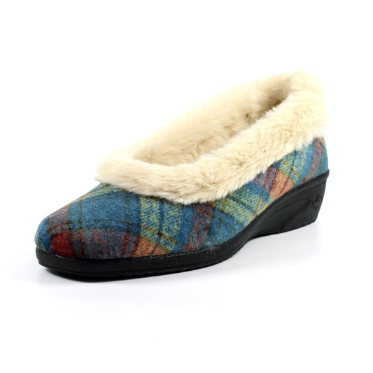 Lunar Hoxton Blue Slipper