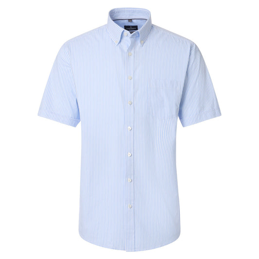 Casa Moda 126130291 100 Blue Short Sleeve Casual Shirt