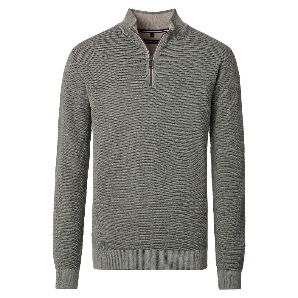 Casa Moda 454479000 381 Seagrass Half Zip Pullover