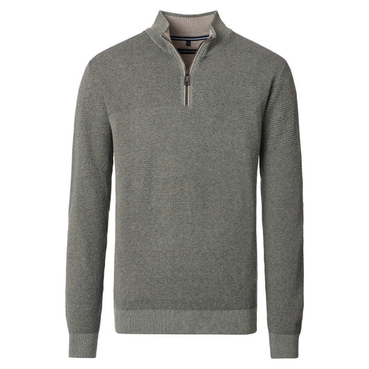Casa Moda 454479000 381 Seagrass Half Zip Pullover