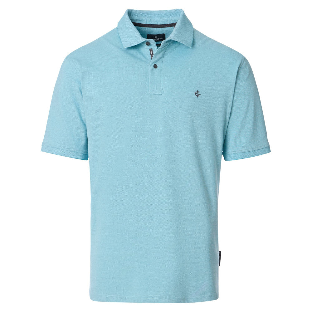 Casa Moda 004470 397 Maui Blue Polo Shirt