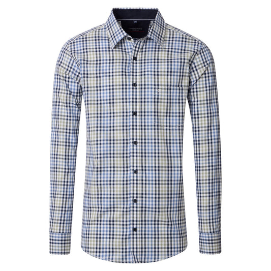 Casa Moda 454484700 100 Blue Casual Shirt