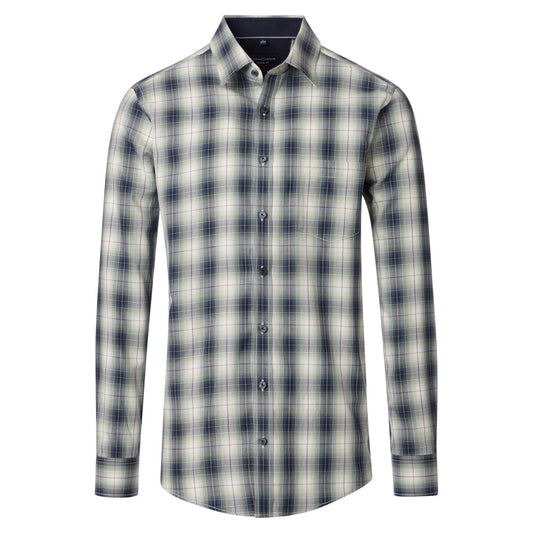 Casa Moda 454484400 300 Green Milieu Casual Shirt