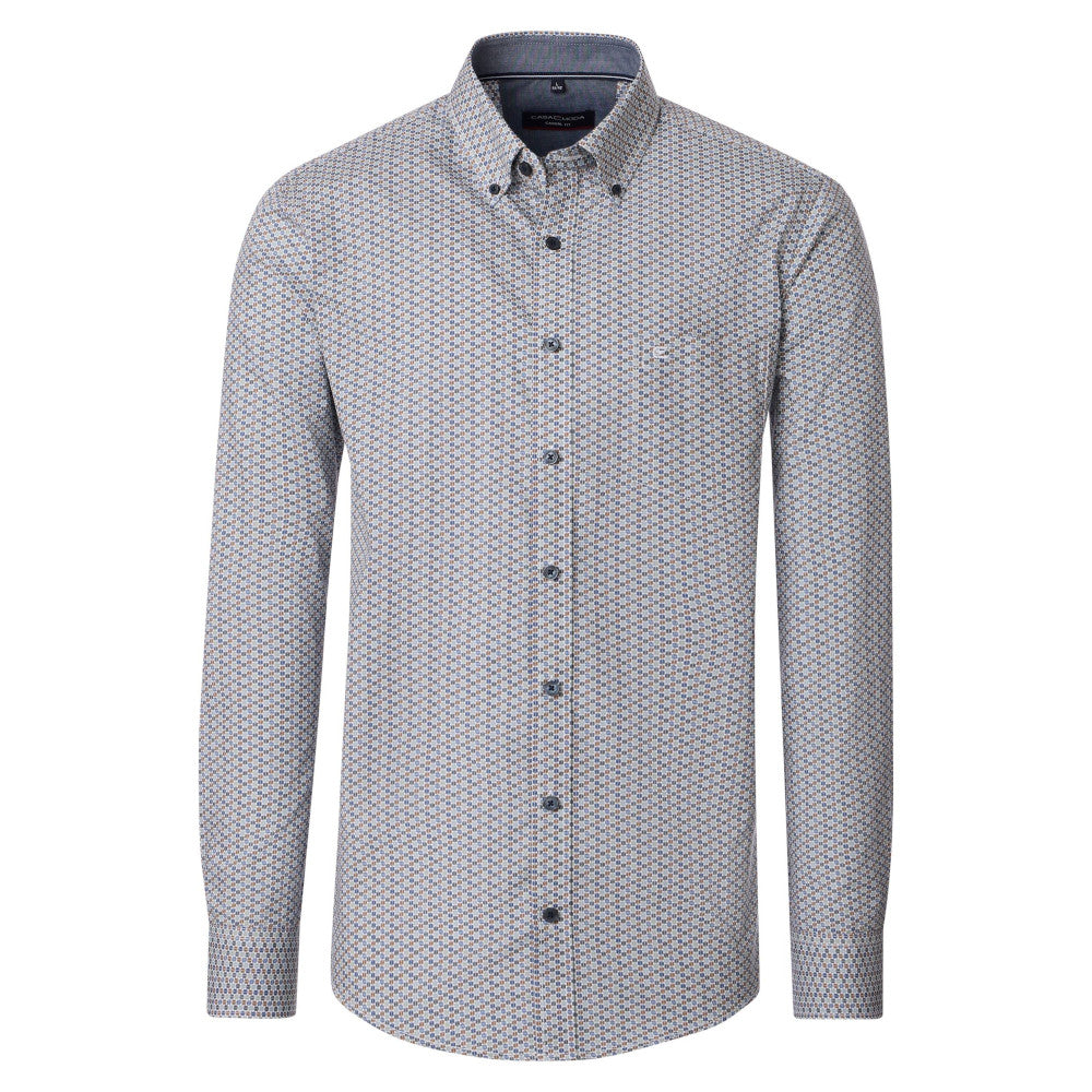 Casa Moda 454487800 300 Green Casual Shirt