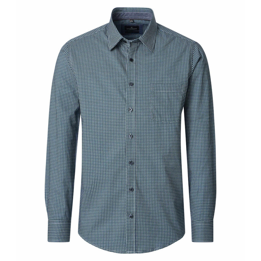Casa Moda 126132520 100 Blue Casual shirt