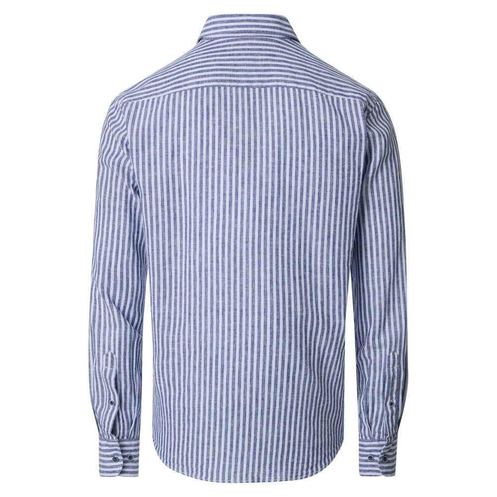 Casa Moda 126130540 100 Blue Long Sleeve Casual Shirt