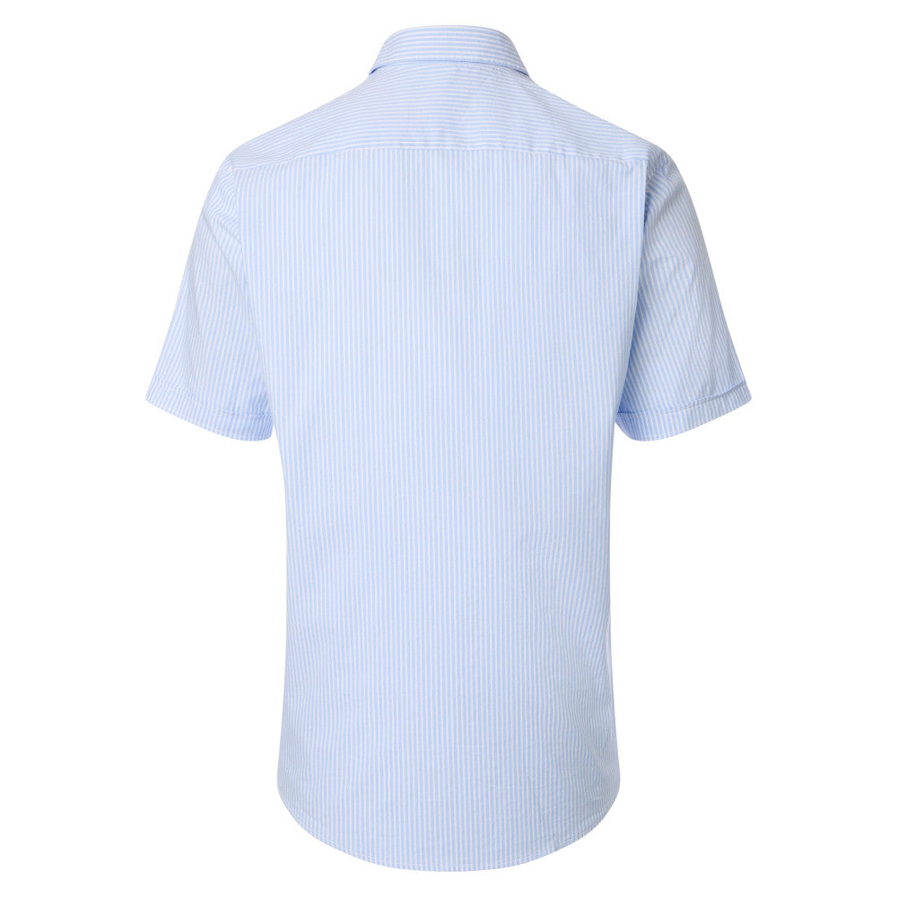 Casa Moda 126130291 100 Blue Short Sleeve Casual Shirt