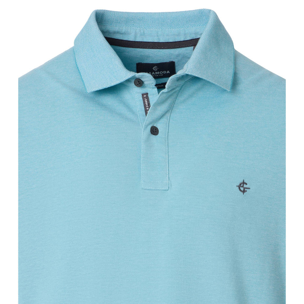 Casa Moda 004470 397 Maui Blue Polo Shirt