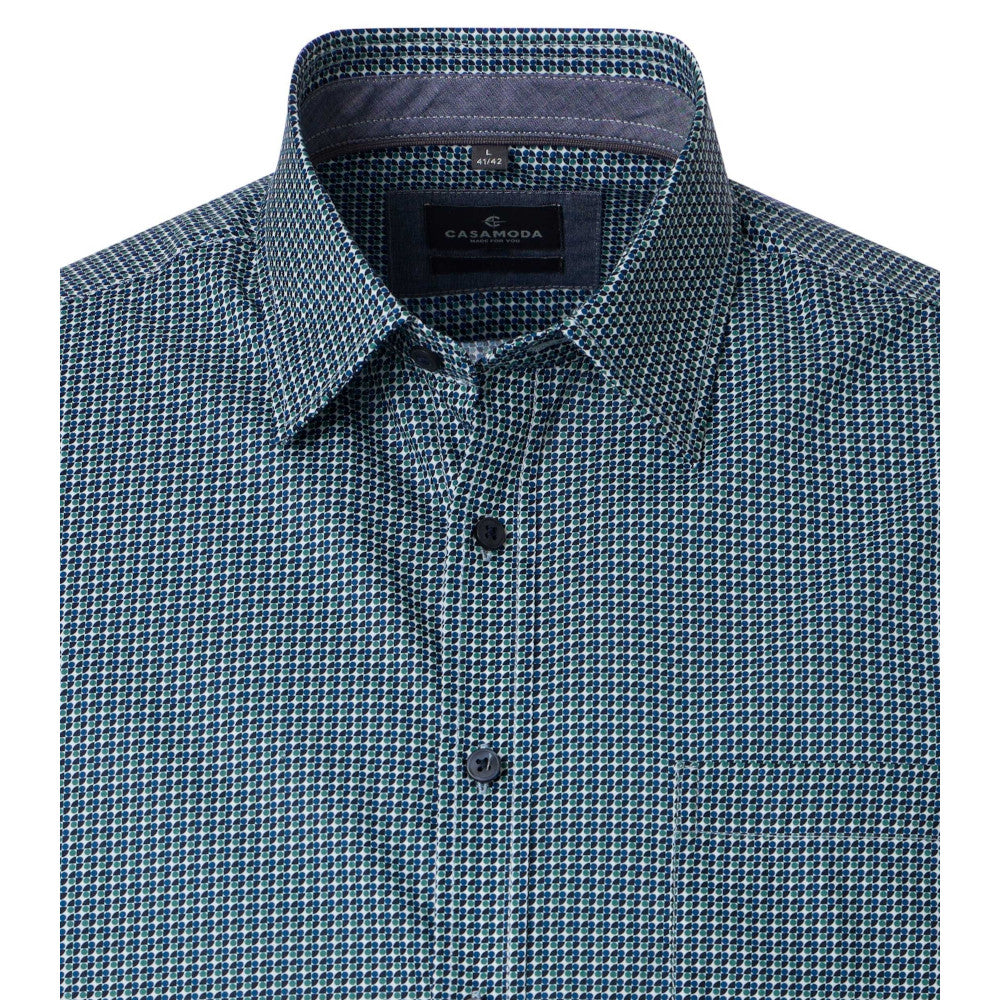 Casa Moda 126132520 100 Blue Casual shirt