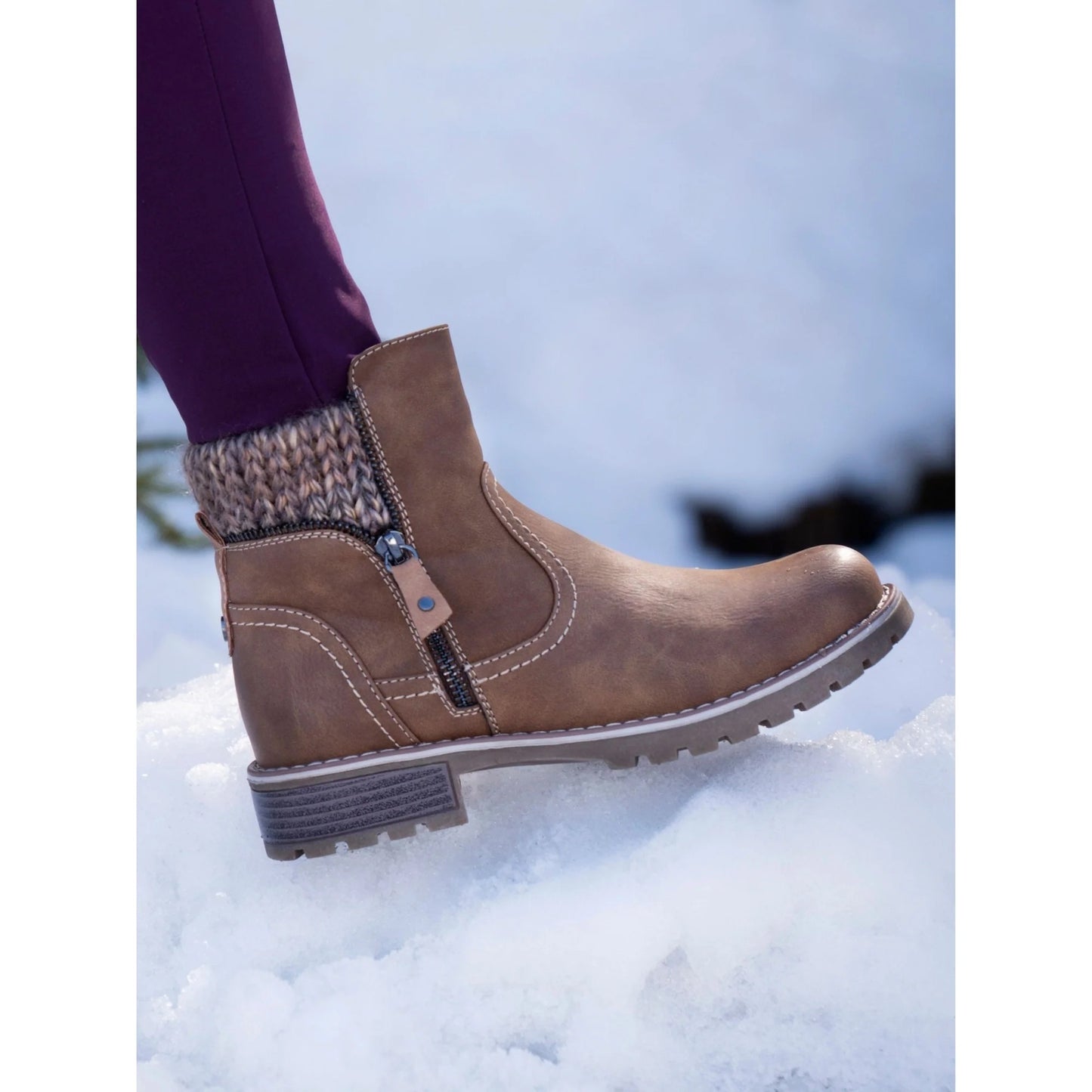 Lunar Breeze Tan Waterproof Ankle Boot Tan