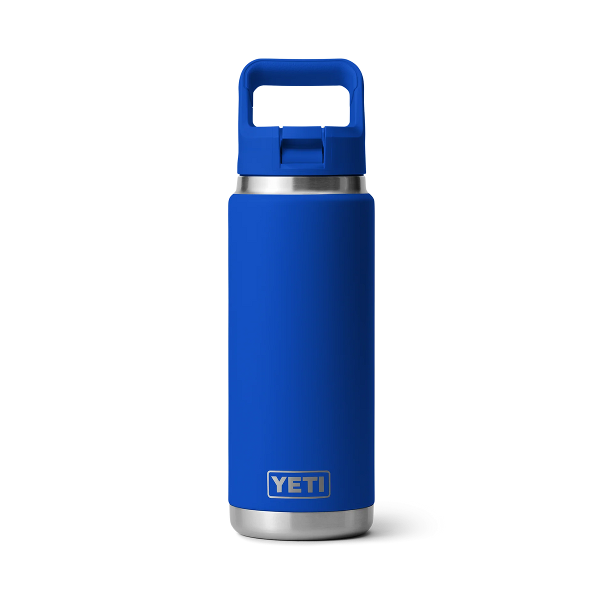 YETI Rambler 26 oz Bottle with Colour Straw Cap Royal Blue