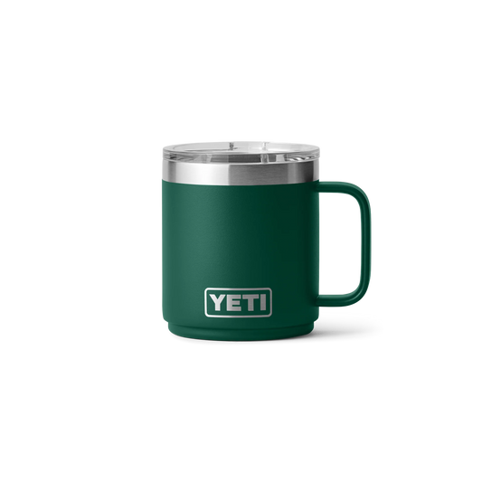 YETI Rambler 10 oz Mug Black Forest Green