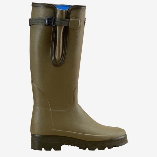Le Chameau Vierzonard Neoprene Iconic Green Wellington Boots