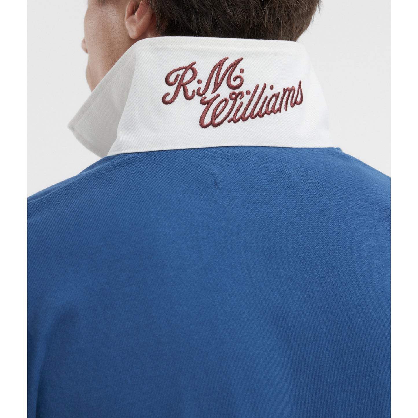 RM Williams Heritage Panel Mid Blue Rugby