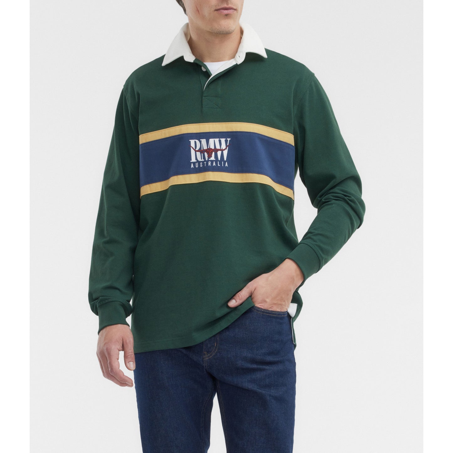 RM Williams Classic RMW Pine Panel Rugby