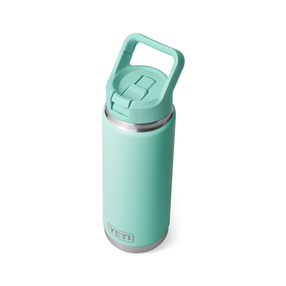 YETI Rambler 26 oz Bottle with Colour Straw Cap Seafoam