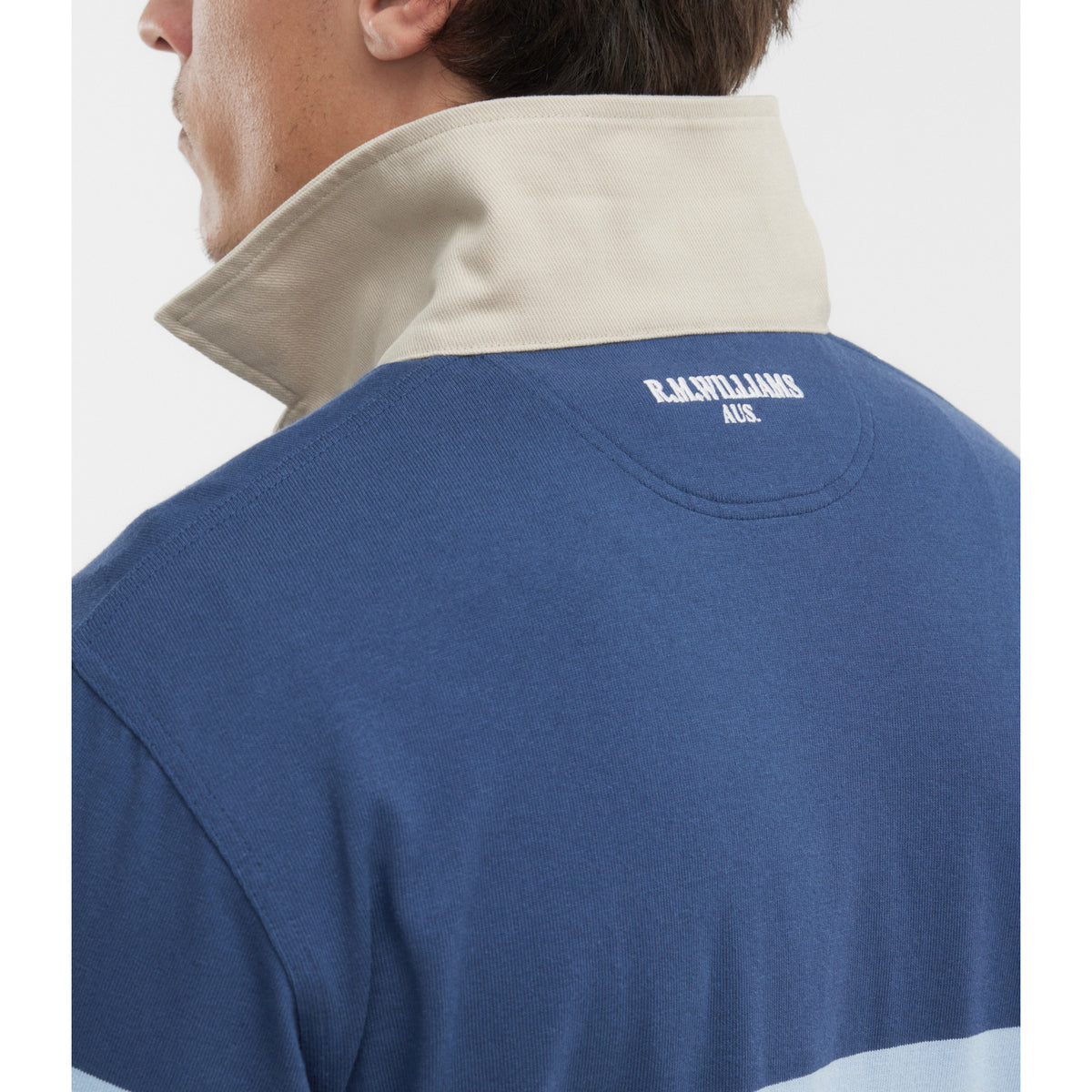 RM Williams Blyth Worker Blue Rugby
