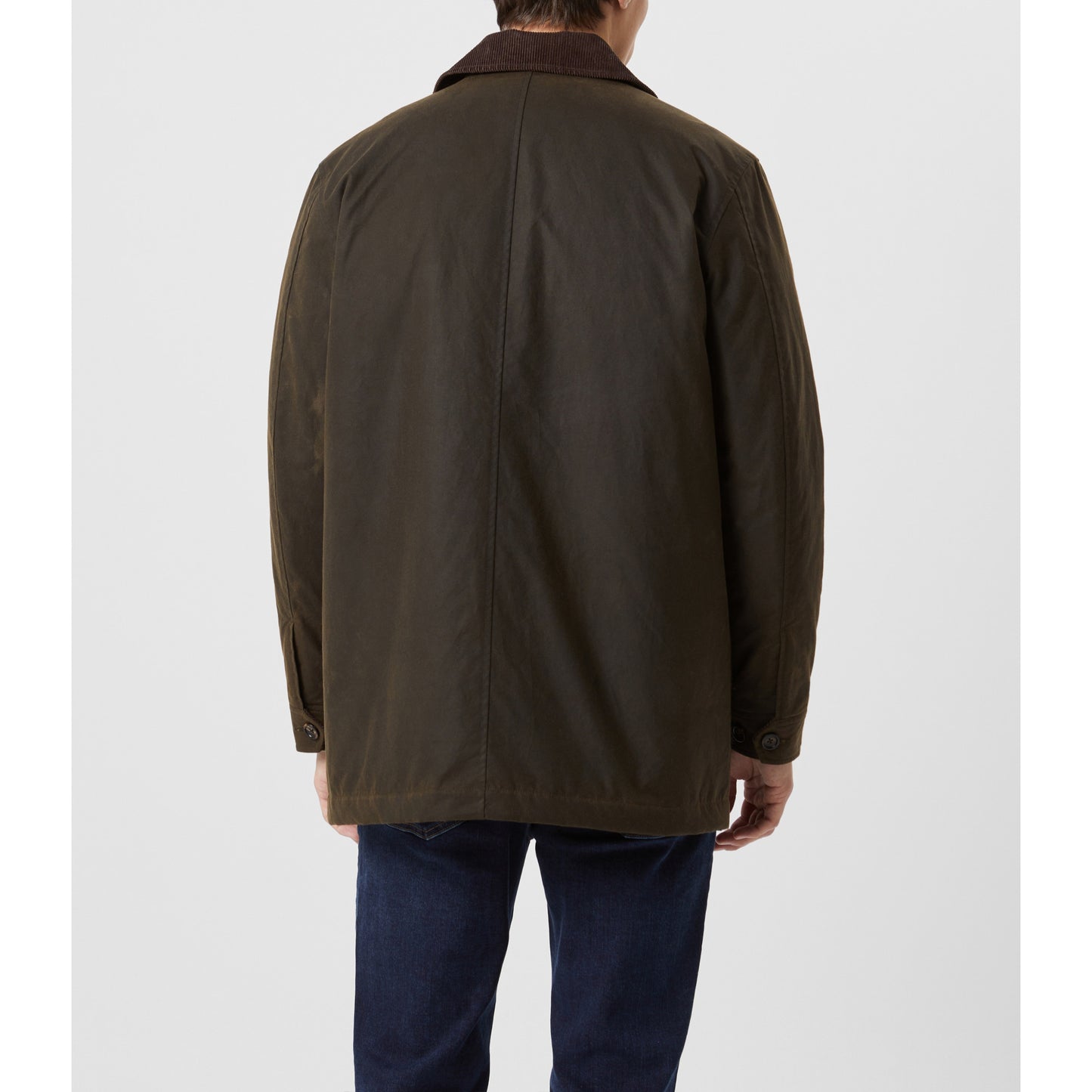 RM Williams Alberton Dark Khaki Waxed Jacket