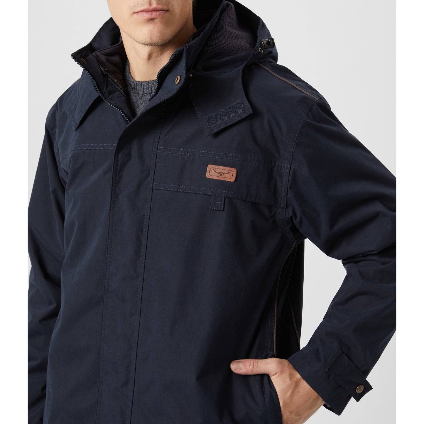 RM Williams Rockley 2 in 1 Navy Field Jacket
