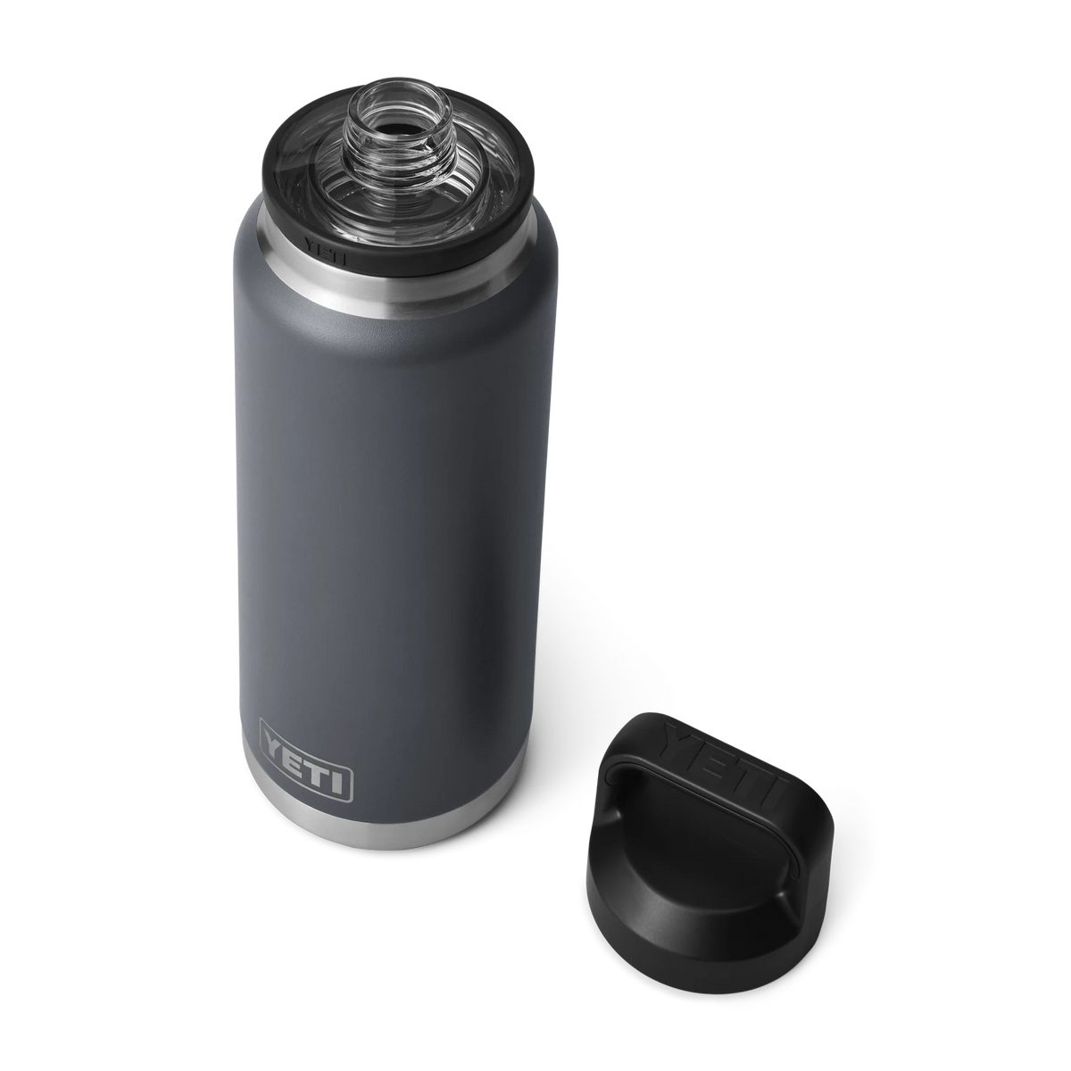YETI Rambler 36 oz Bottle with Chug Cap Charcoal